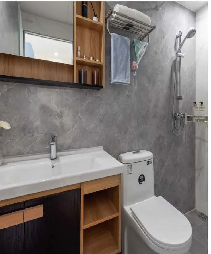 Wuhan Education Base graduate dormitory bathroom interior reference