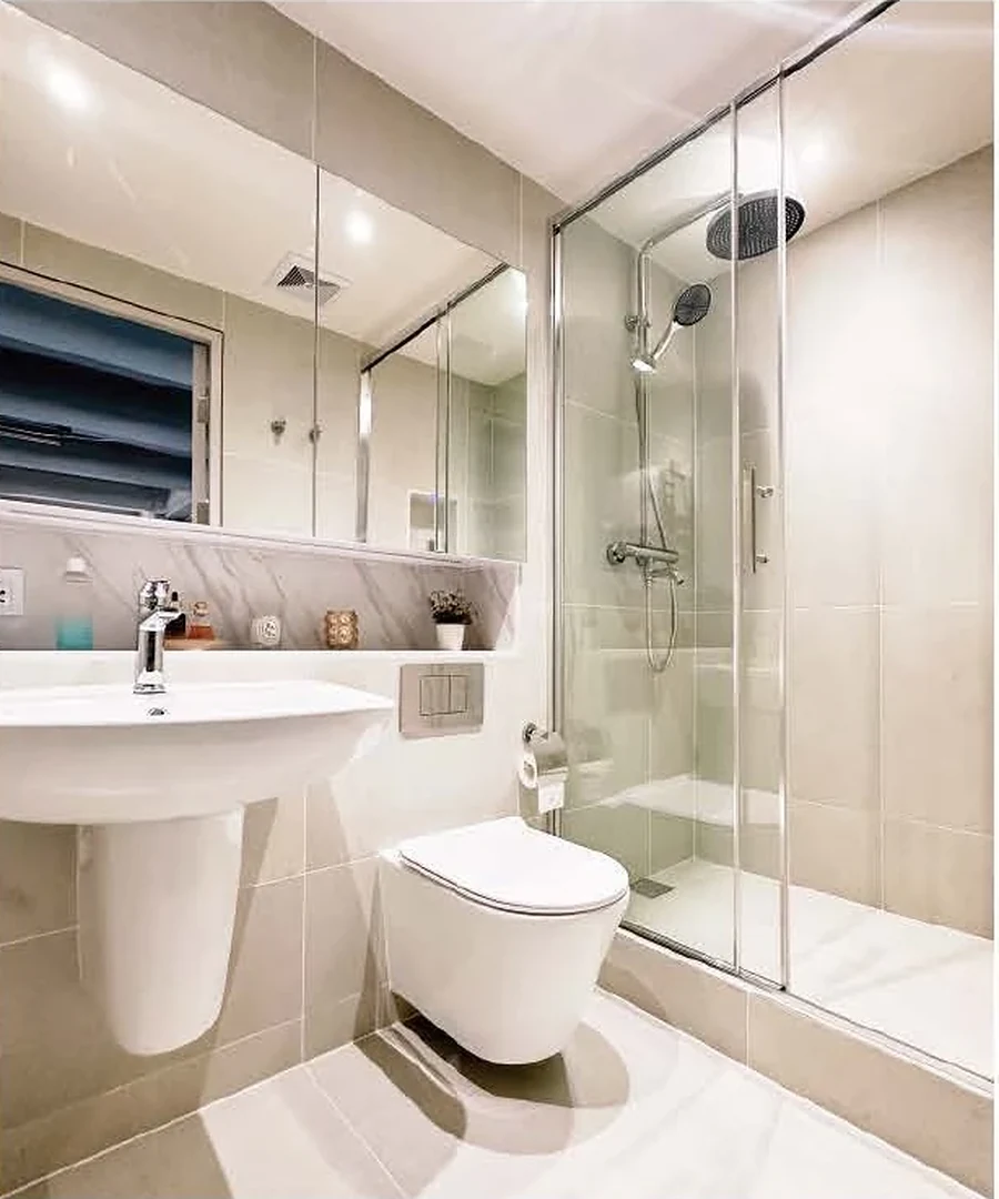 Zengcheng Poly Dongjiang Shoufu bathroom interior reference